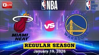 HEAT VS WARRIORS Regular Season @ Chase Center | JANUARY 19, 2026 | REALISTIC NBA Gameplay