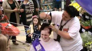 Vicky Sizmur shaves her head in aid of Lisa May Foundation