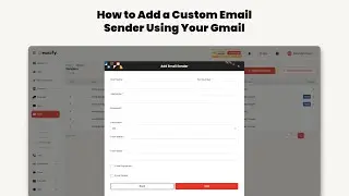 How to add a custom Email sender using your Gmail