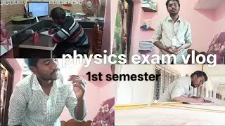 Physics Exam Vlog 😊 1st Semester. May be Back 😢🥺 Student Review 😢