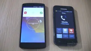 Incoming call & Outgoing call at the Same Time Samsung Galaxy S1+Nexus 5  Ubuntu operating system