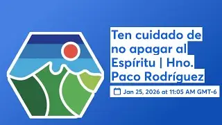 Ten cuidado de no apagar al Esp&iacute;ritu | Hno. Paco Rodr&iacute;guez
