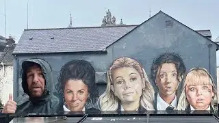 VANLIFE in Derry. Derry Girls Mural and the Smallest Bar in the City
