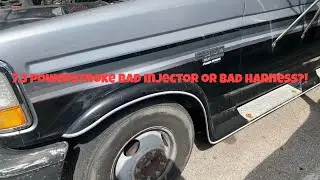 7.3 powerstroke bad injector or bad harness?