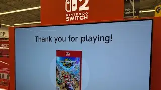 Super Mario Kart World Demo at Walmart #mario #mariokart  #walmart  #videogames  #switch2
