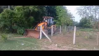 JCB Cleaning work progress in my garden 