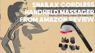 Snailax Cordless Handheld massager from Amazon Review