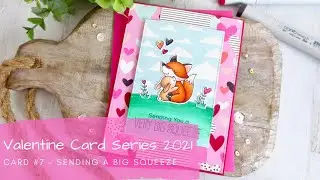 Valentine Card Series 2021 #7 | Copic Coloring Woodland Critters | MFT Stamps