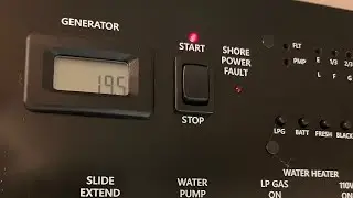 Onan QG 4000 Generator Oil Change on our 2022 Thor Motorhome