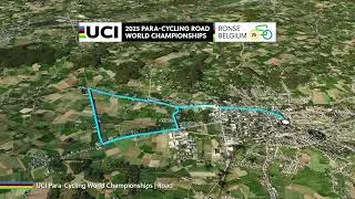 2025 UCI Para-Cycling Road World Championships Ronse - H1 H2 T1 T2 - The route