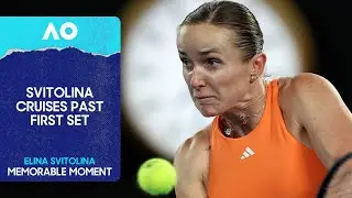 Elina Svitolina Sprints Through First Set | Australian Open 2026