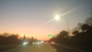 1/13　夕暮れのカリフォルニアのハイウェイ / California highway in dusk 🌇