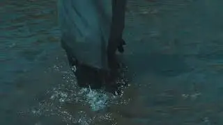 がまん探偵みさき　訳あって　さらに　おしっこがしたくなる　おもらしのあと　まだまだ続きがある●川を渡る作品内　女優さんの熱の入った芝居　さすが