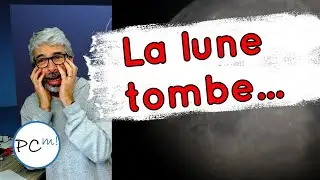 La lune tombe en permanence ! Principe d'inertie et chute libre en physique. Niveau seconde au lycée