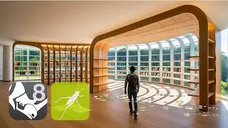 Parametric Design Tutorial Display Pavillion Radial Structure Design With Grasshopper for Rhino 8 3D