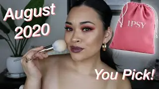 AUGUST IPSY GLAM BAG PLUS 2020 | Unboxing & Try On