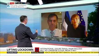 Greek Tourism Minister Harry Theoharis on SkyNews | 11/05/20