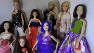 Barbie SHINY STARS all 10 designs together - hand made fashion by NatashaJ