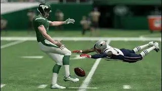 Madden 20 Gameplay New York Jets vs New England Patriots &ndash; CPU vs CPU Madden NFL 20