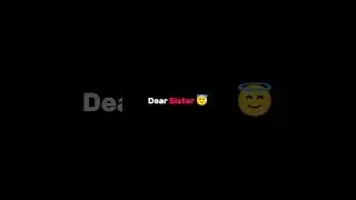Dear Sister 😇 | Sister Love Status ❤️ | whatsapp status | #shorts #love #sister #quotes #viral