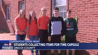 Unicoi County students collect items for time capsule