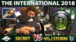 SECRET vs VGJ.STORM What A Crazy Match! Insane 20k Comeback vs Divine Rapier Dusa - Dota 2 #TI8
