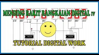 Membuat Rangkaian Digital Berupa Nama Dengan 7 Segment LED - DIGITALWORKS