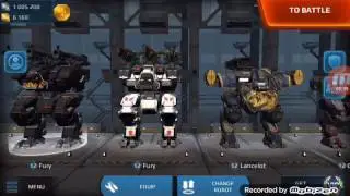 War Robots test server fury new paint job