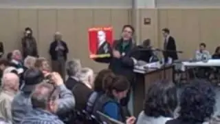 about 15 seconds into Robert Lederman's 3 minutes at the hearing
