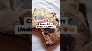 ✨Myntra Casual Shirts Under ₹500 | Budget Friendly Haul ✨🔗🛍️ #shirts #myntrafinds