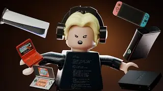 I Recreated xQc's Iconic 6 Consoles Moment in LEGO