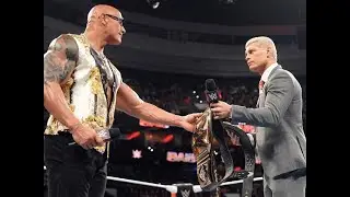 Cody Rhodes vs John Cena Triple H bring The Rock back to the ring?