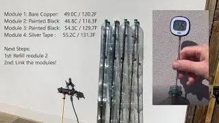DIY Solar Heater - Pipe & Exchanger: Part 4