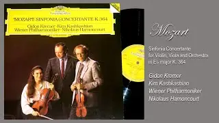 MOZART - Sinfonia Concertante K. 364 ~ Kashkashian, Kremer, Wiener Philharmoniker, Harnoncourt