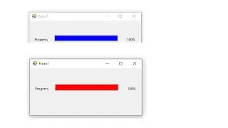 Как изменить цвет ProgressBar с помощью Visual Style-VB.net |CustomControl |ProgressBar