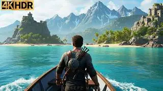 Epic Adventure Ride Inside Mysterious Island | Uncharted&trade; 4 Ultra Realistic Gameplay [4K60FPS]
