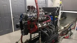 Butler Performance 535 cu.in. Street Blower Engine on the Dyno