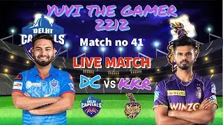 Live Match KKR vs DC | Cricket 22 Live | Dream 11 Team | DC vs KKR | IPL2022 | Commentary | Match 41