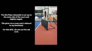 Backhand Slice Tips 🎾💥 | Pickleball Skill Drill