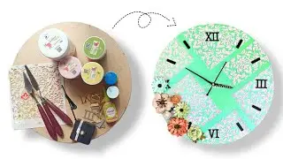 Sculpture Painting Clock / Watch | DIY Wall Clock