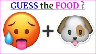 Guess the FOOD Name by Emojis? 🤔Learn with Priya