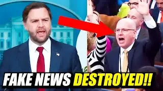JD Vance SNAPS at fake news reporter for defending 