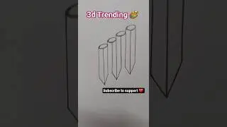 ✨ 3D Art Shorts | Drawing That Comes Alive 👀🔥 #drawandcraft #ytshorts #shorts #art #3dart #drawing