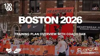 2026 Boston Training Kick-off Message and Training Plan Review