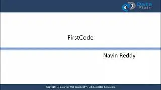 Java Hello World - FirstCode
