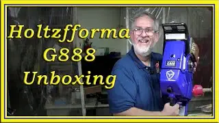 Holtzfforma G888 Part 1 Unboxing Dean's Woodworking #woodturning #chainsaw