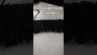 smocked mock effect. #sewing #smocking #shuishuta #smockmockb#smocked #easy #fashion #tutorial