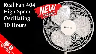 ► Real Fan #04 &bull; High Speed &bull; Oscillating &bull; 10 Hours &bull; 𝗙𝗮𝗻 𝘀𝗼𝘂𝗻𝗱𝘀 𝗳𝗼𝗿 𝘀𝗹𝗲𝗲𝗽, 𝗳𝗼𝗰𝘂𝘀, 𝗮𝗻𝗱 𝗿𝗲𝗹𝗮𝘅𝗮𝘁𝗶𝗼𝗻 ◄