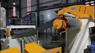 Perforated metal sheet production line Perforating metal steel coil---leveling---punchng---recoiling