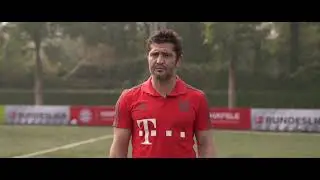 FC Bayern legend Bixente Lizarazu training future football stars from Manipur